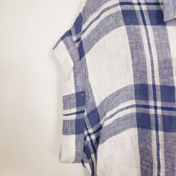 Rails Ameli Lapis coast white tie front shirt - Picture 5 of 9